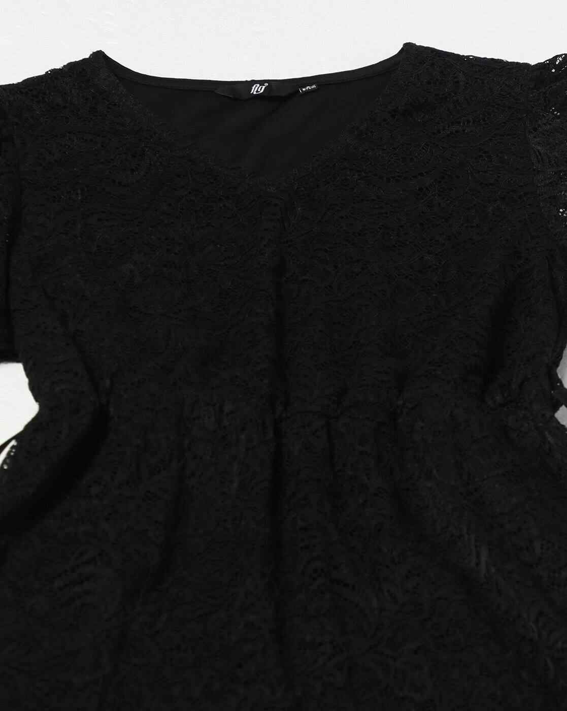 FIG | Women Lace Tiered Dress|4