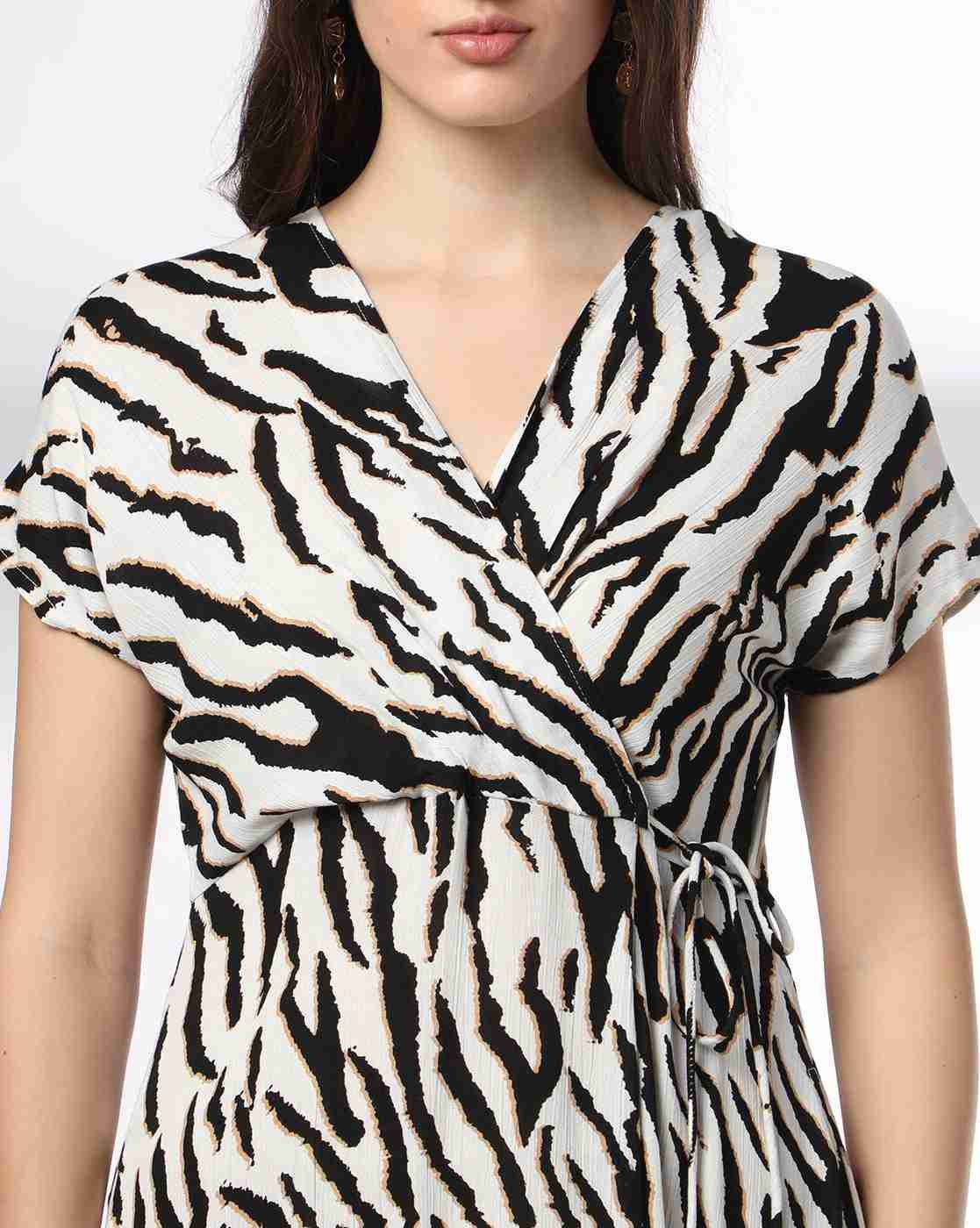 FIG | Women Animal Print A-Line Dress|3