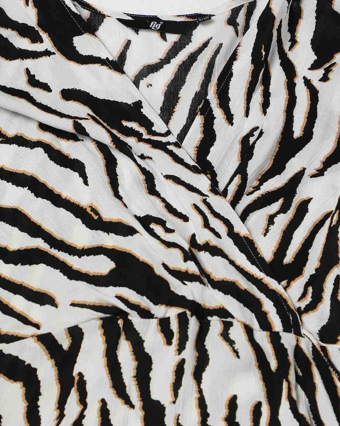 FIG | Women Animal Print A-Line Dress|4