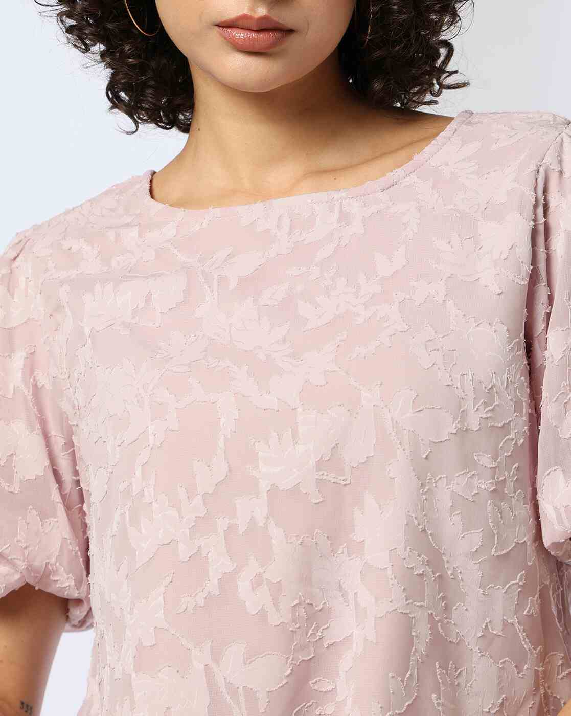 FIG | Women Jacquard Slim Fit Top|3