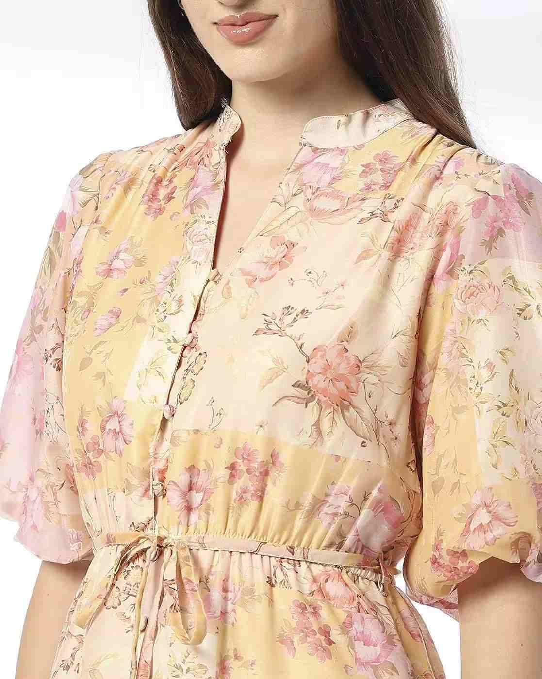 FIG | Women Floral Print Fit & Flare Dress|4