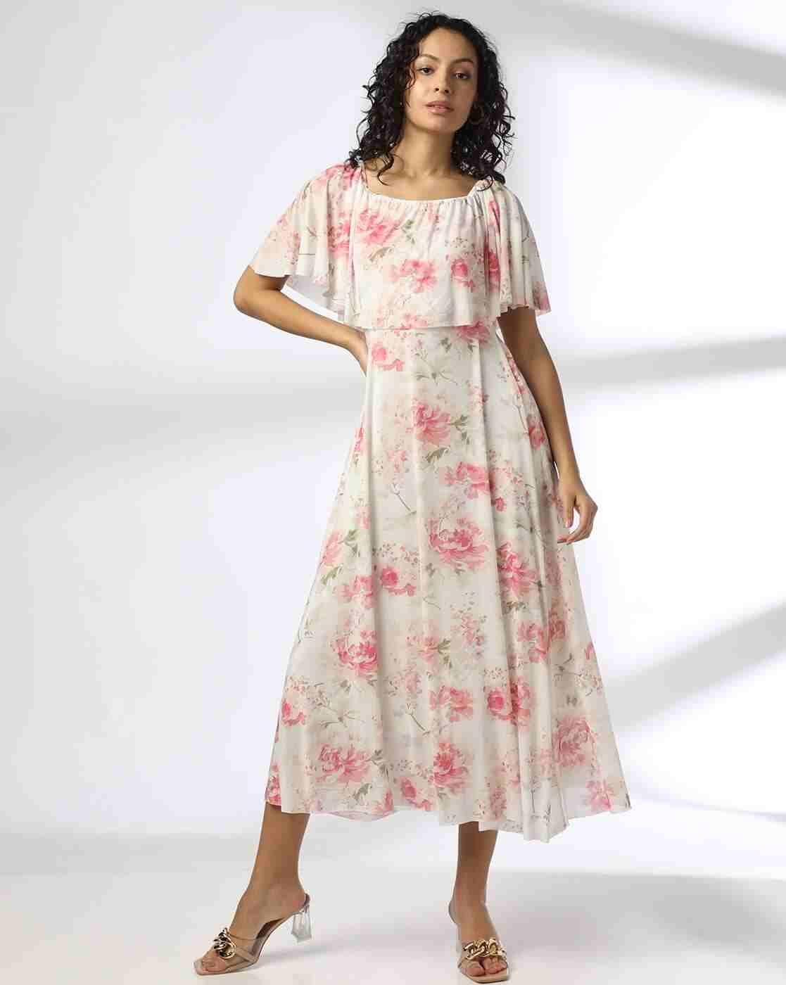 FIG | Women Floral Print A-Line Dress|3