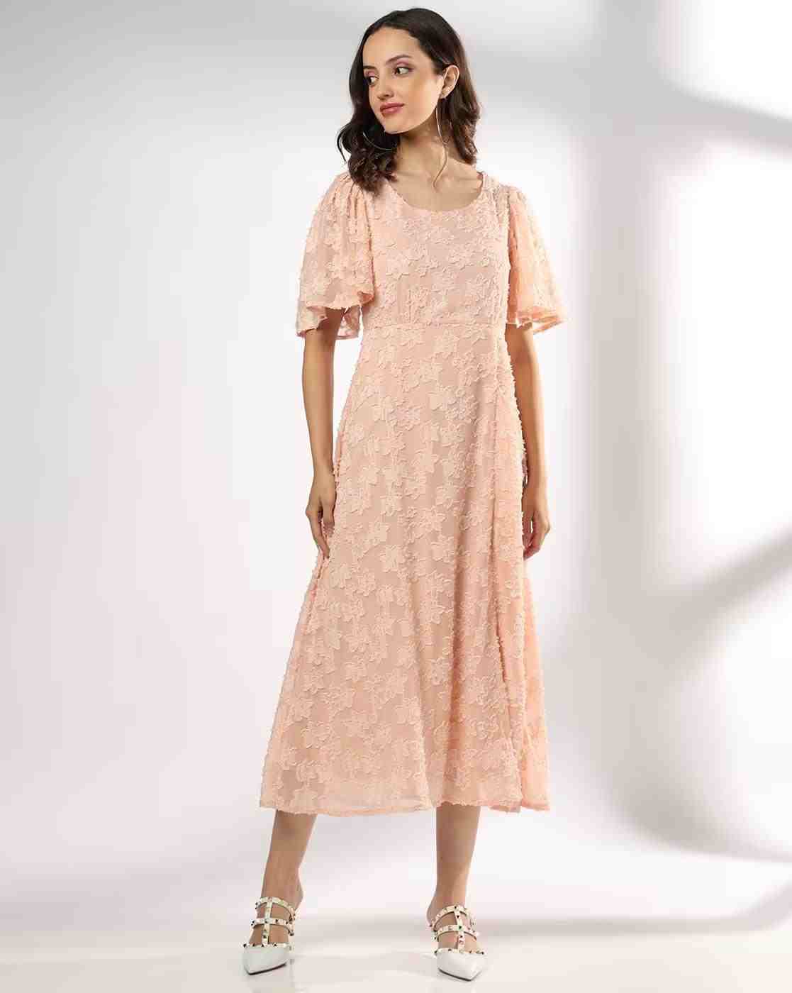 FIG | Women Lace A-Line Dress|0