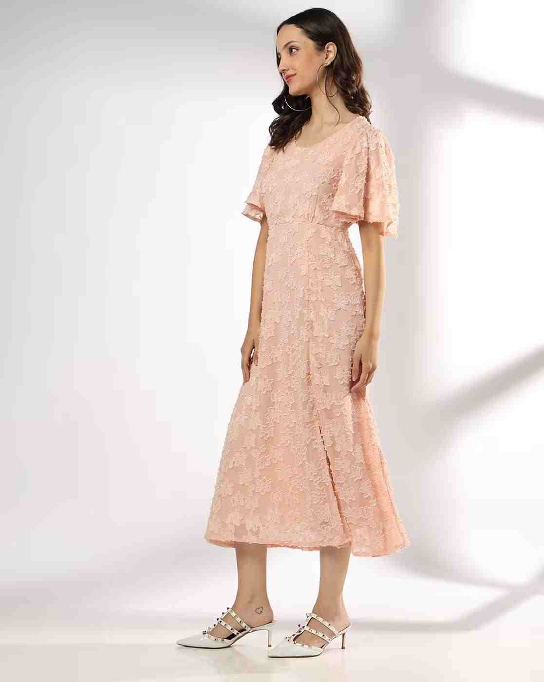 FIG | Women Lace A-Line Dress|1