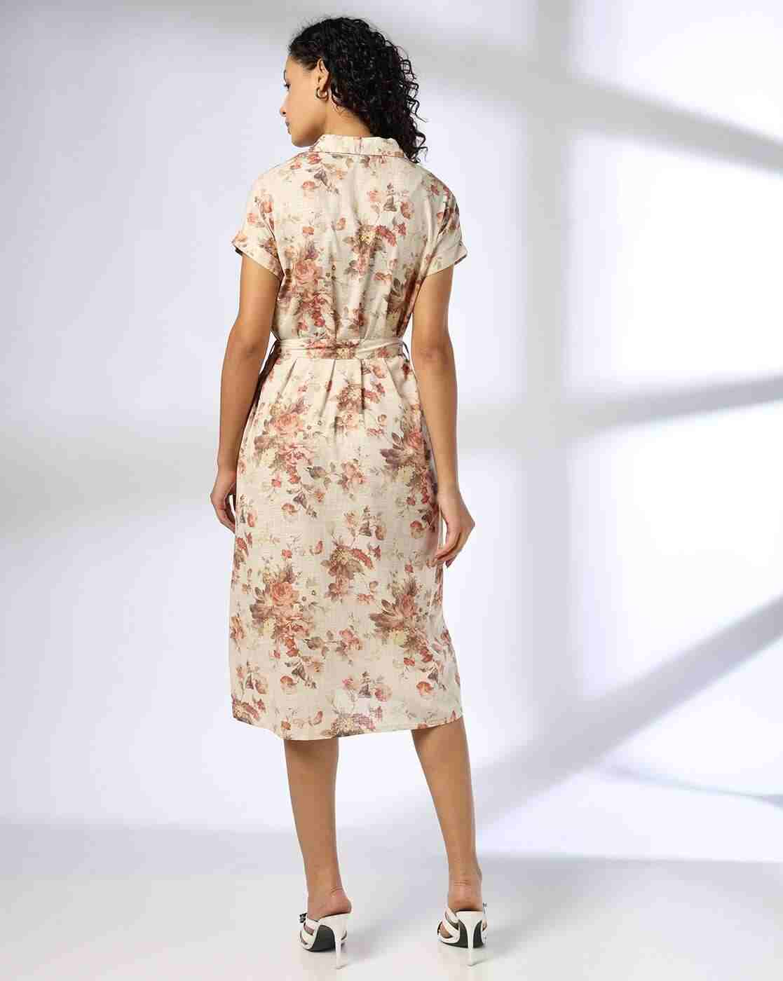 FIG | Women Floral Print Shirt Dress|2