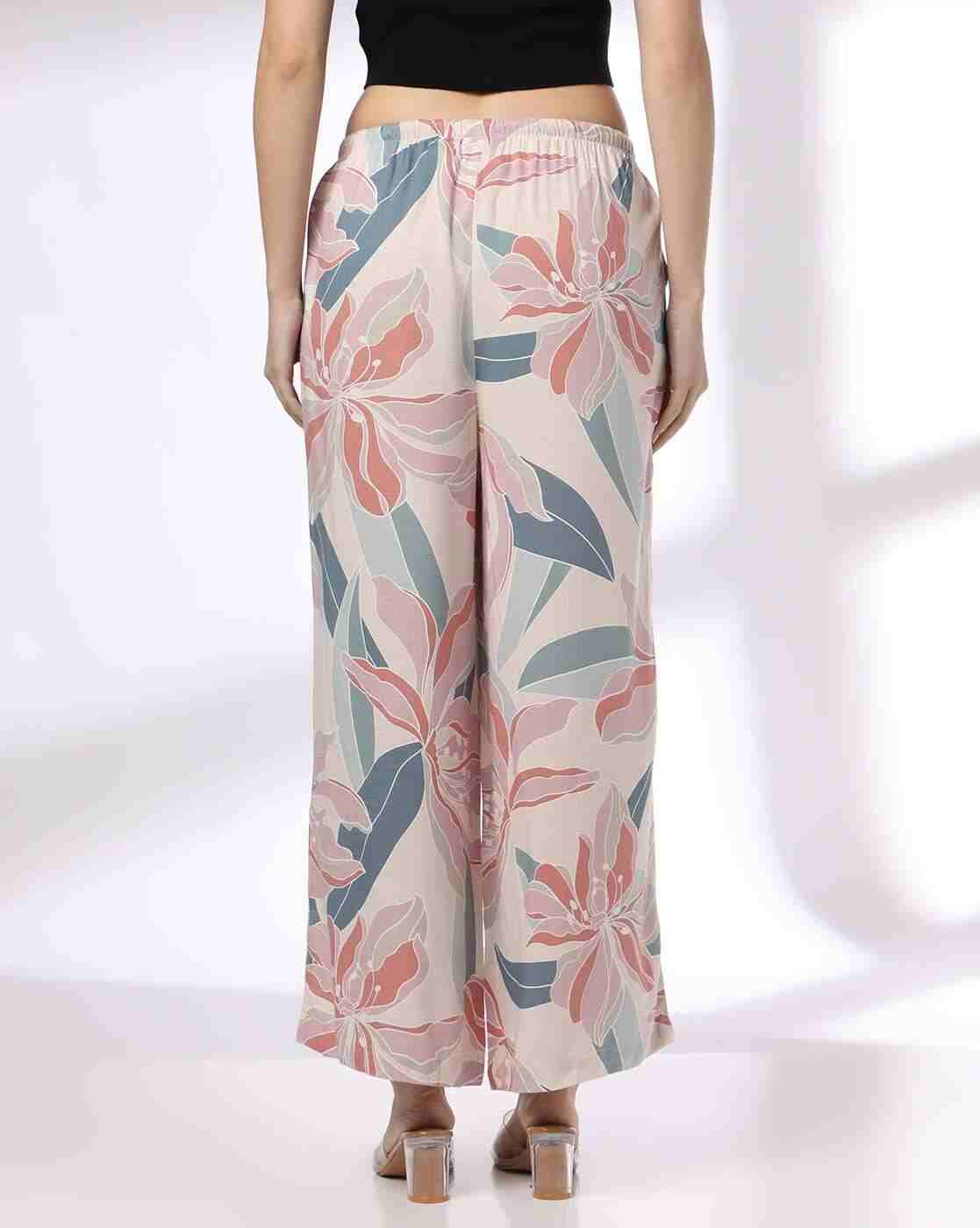 FIG | Women Floral Print Relaxed Fit Pants|2