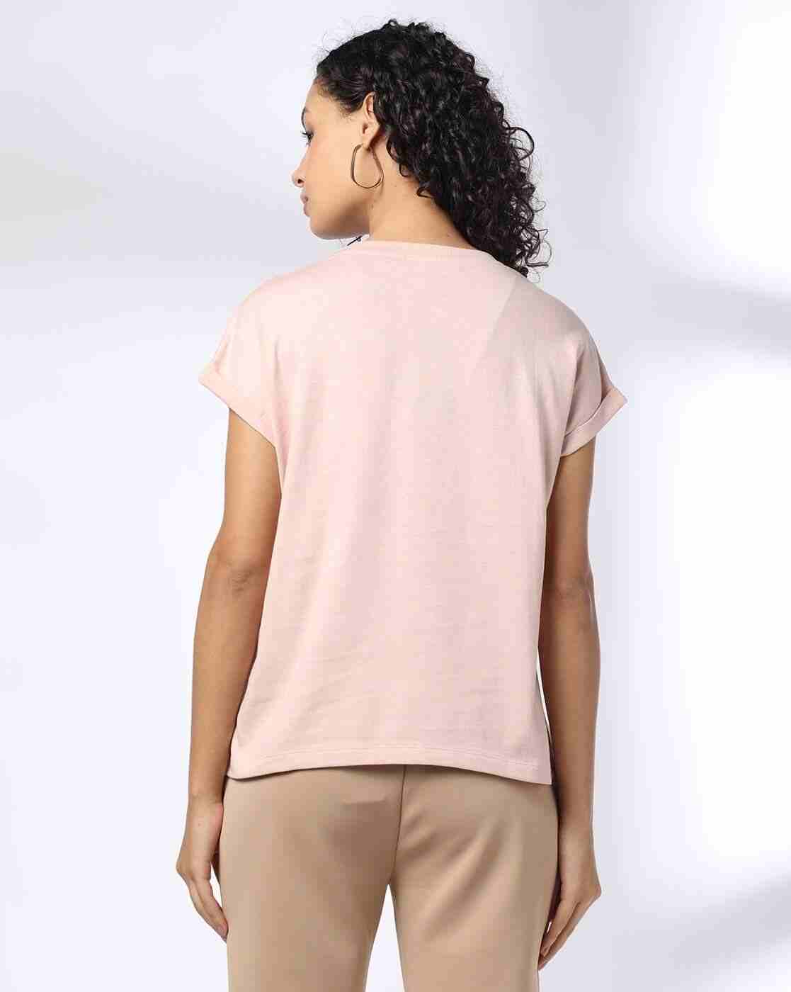 FIG | Women Embellished Relaxed Fit Top with Extended Shoulder|2