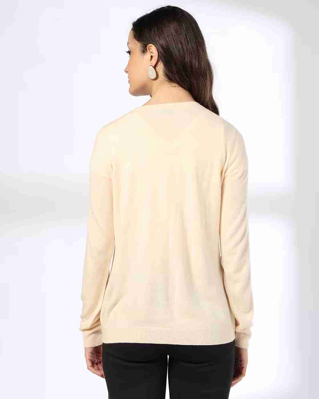 FIG | Women Ribbed Round-Neck Cardigan|2