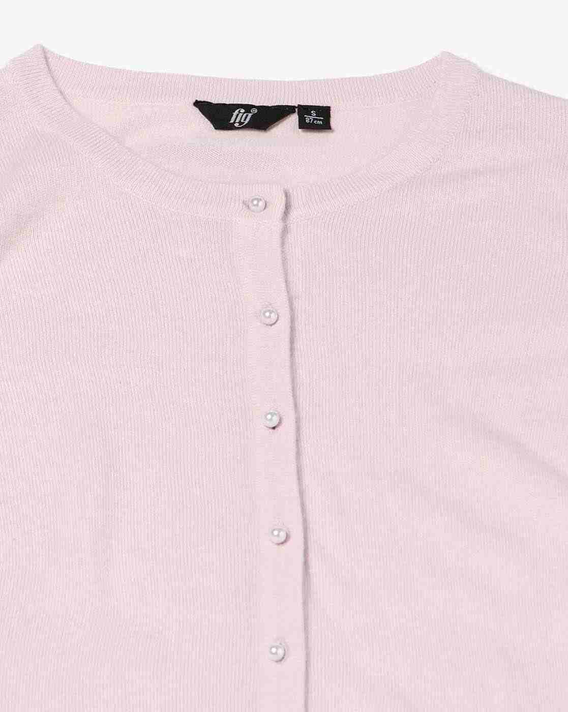 FIG | Women Ribbed Round-Neck Cardigan|4