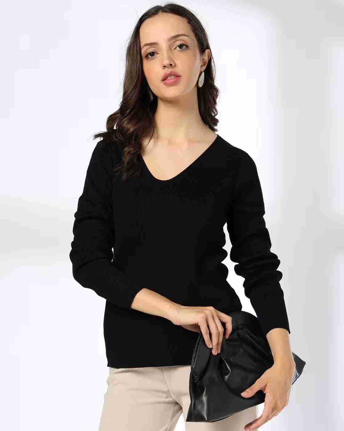 Women Ribbed Slim Fit Top