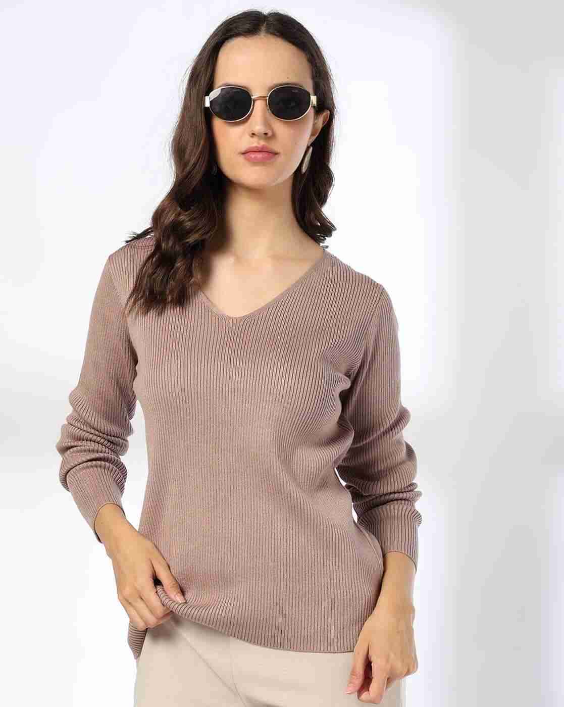 Women Ribbed Slim Fit Top