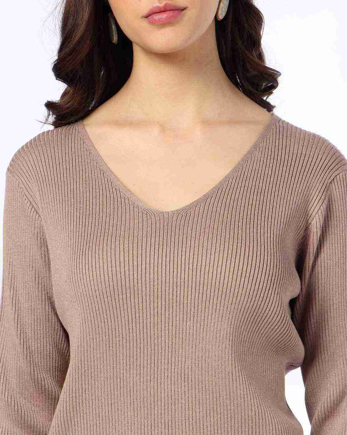 FIG | Women Ribbed Slim Fit Top|4