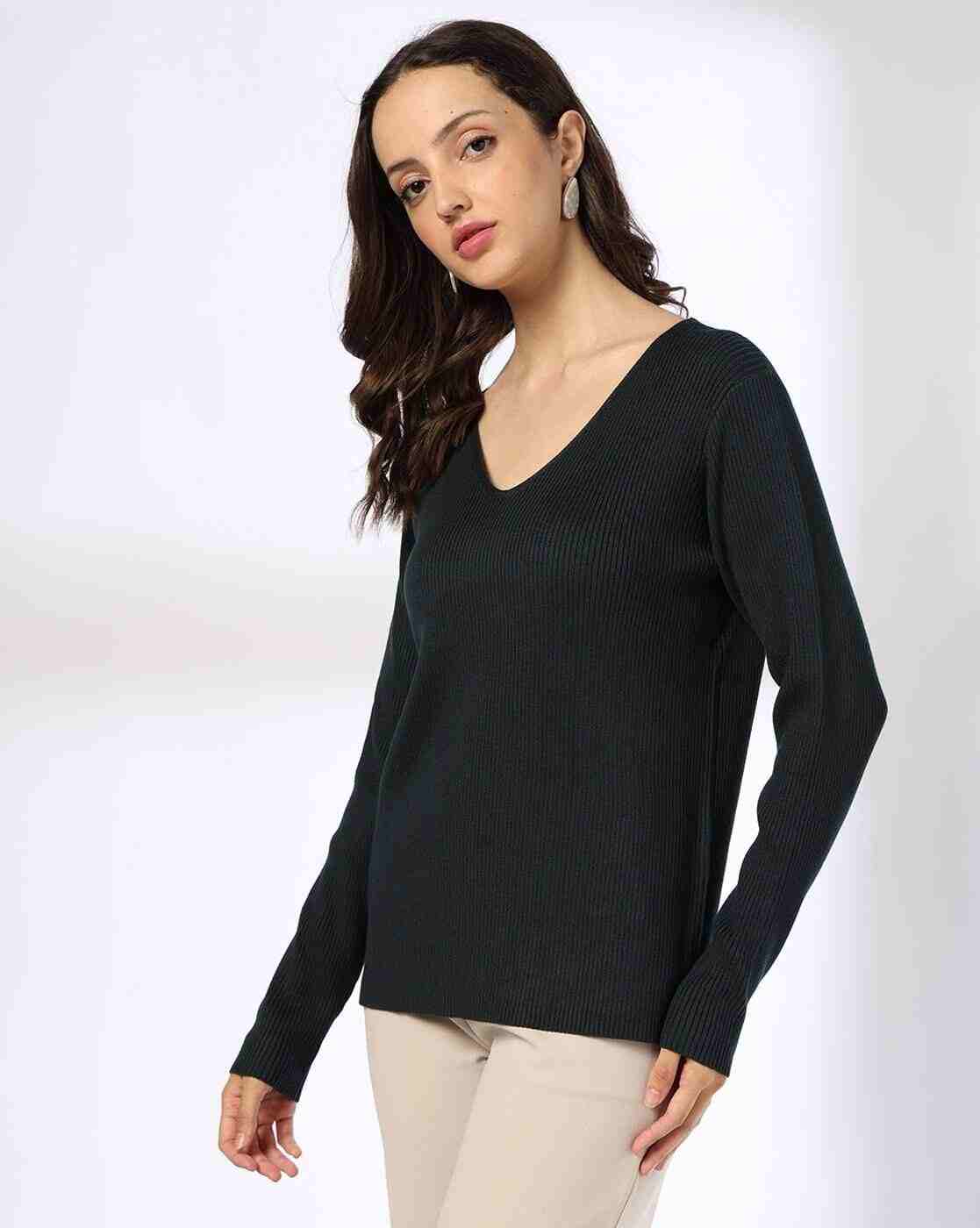 FIG | Women Ribbed Slim Fit Top|1