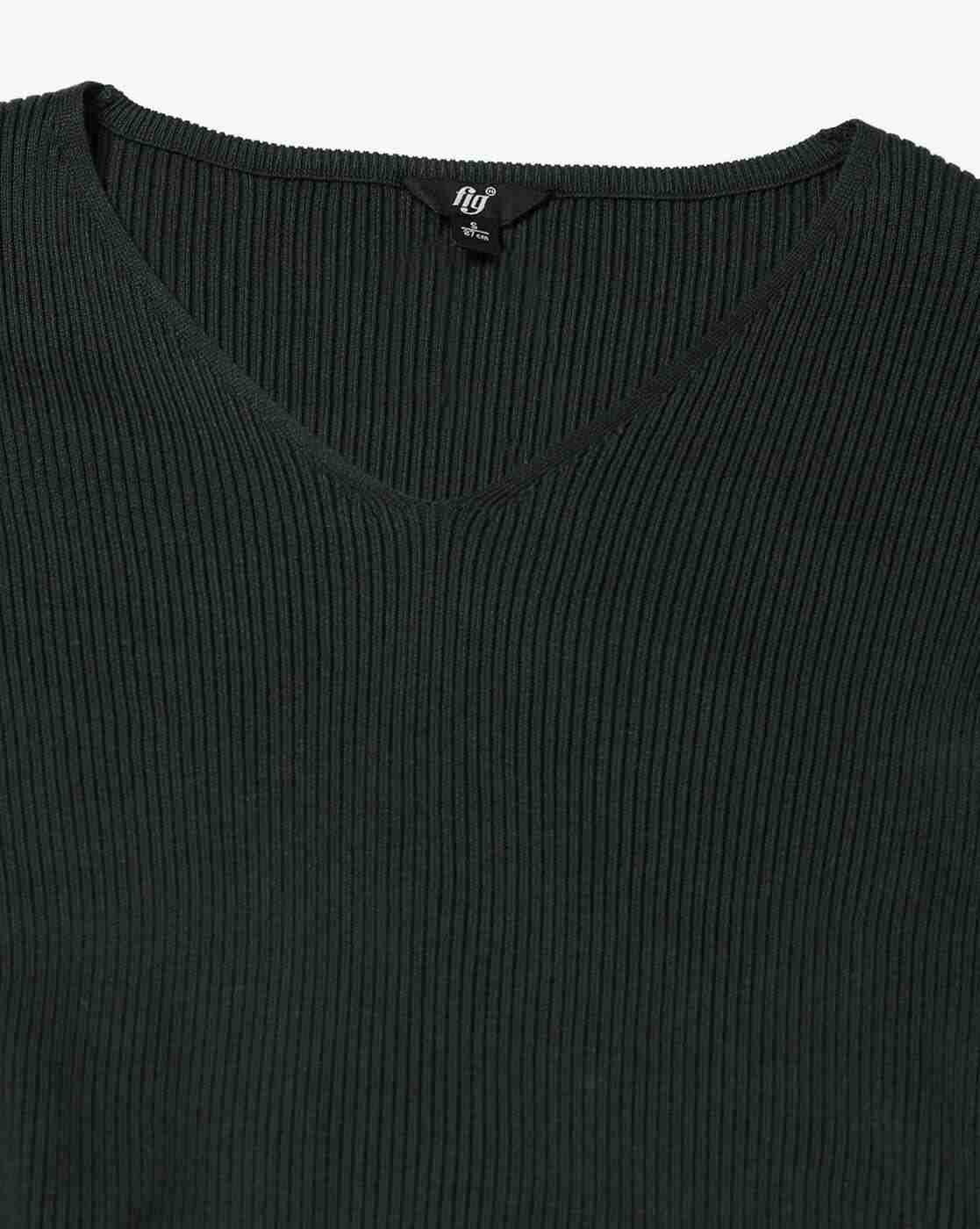 FIG | Women Ribbed Slim Fit Top|4