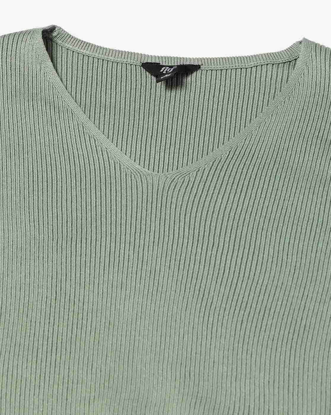 FIG | Women Ribbed Slim Fit Top|5