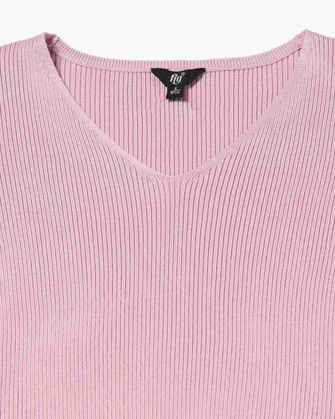 FIG | Women Ribbed Slim Fit Top|4