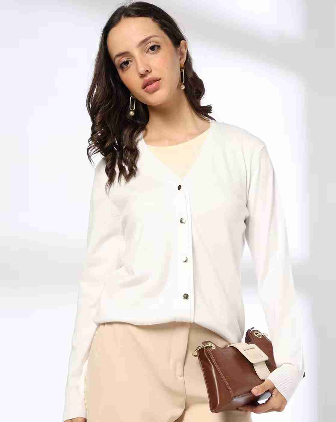 FIG | Women V-Neck Cardigan|0