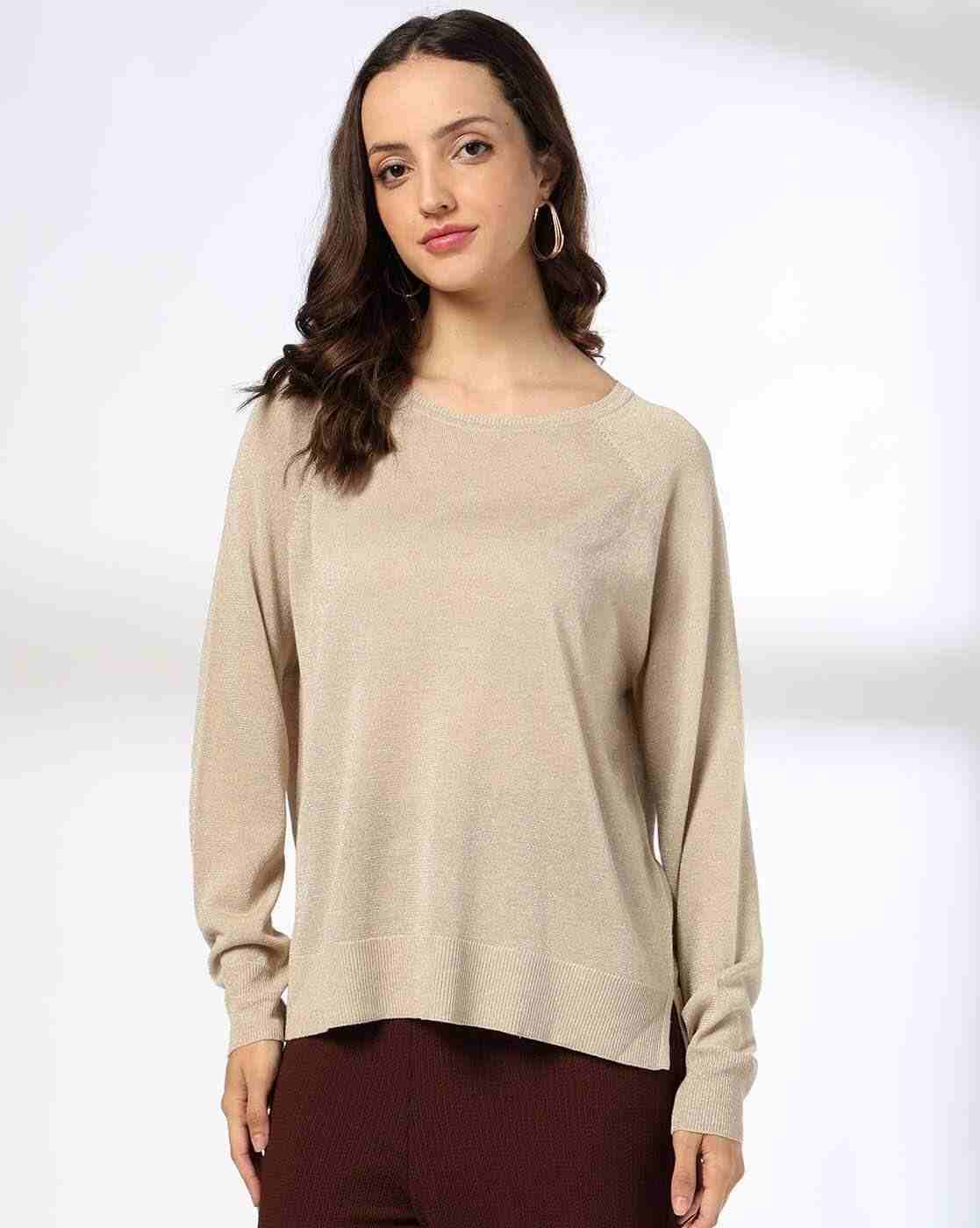 FIG | Women Ribbed Round-Neck Pullover|3