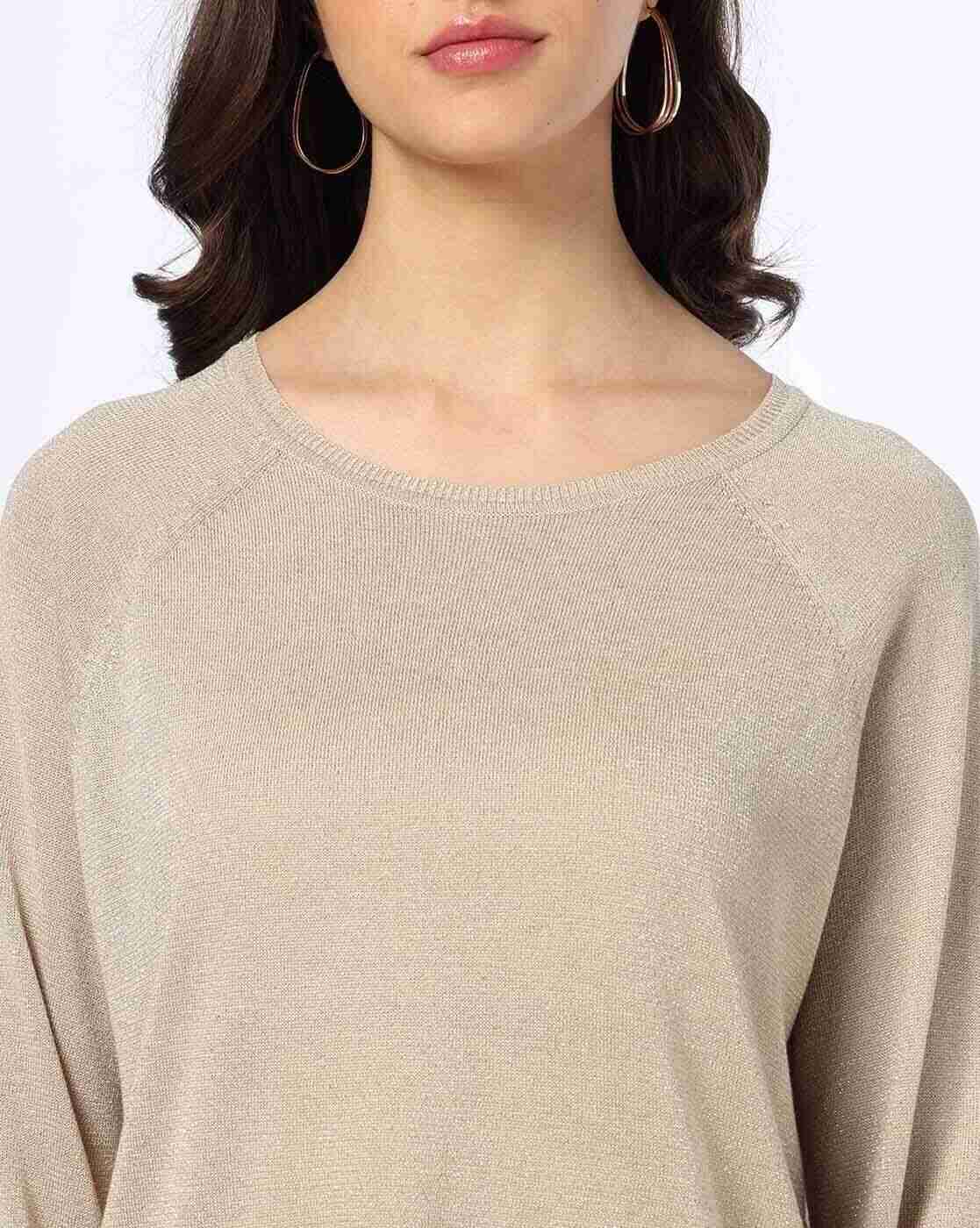 FIG | Women Ribbed Round-Neck Pullover|4