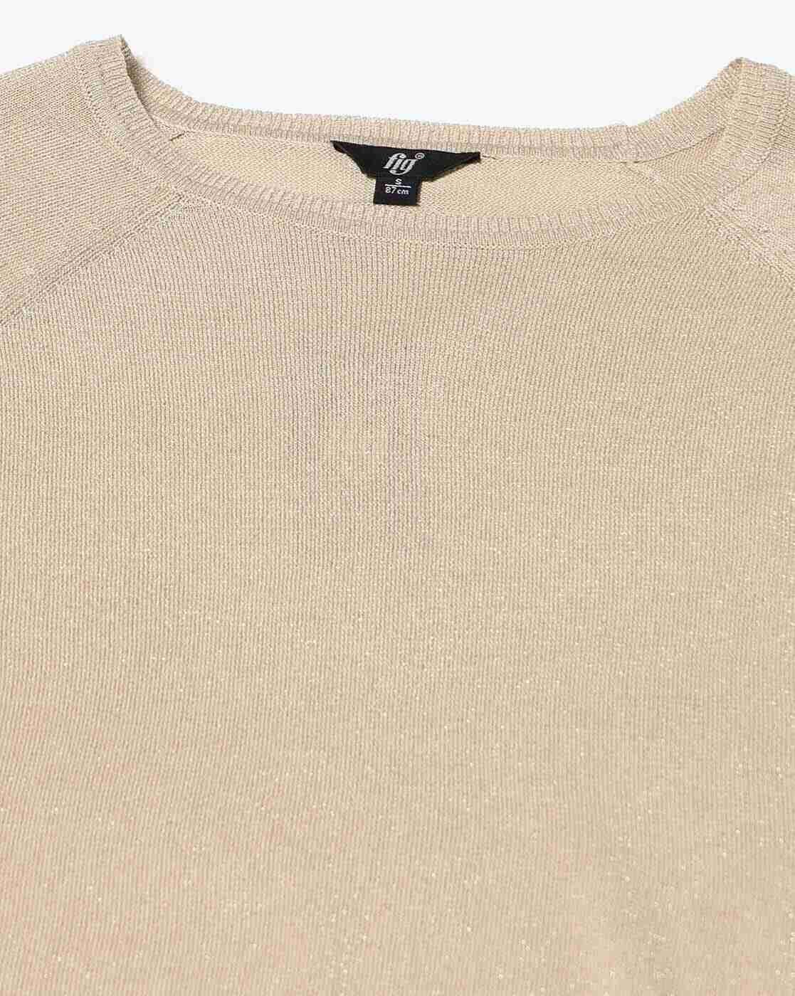 FIG | Women Ribbed Round-Neck Pullover|5