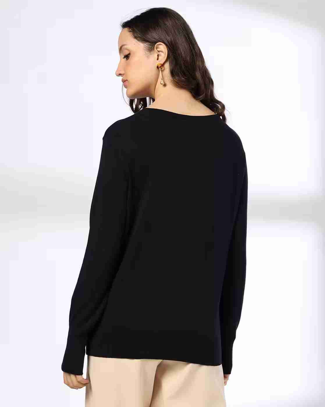 FIG | Women Ribbed Slim Fit Pullover|2