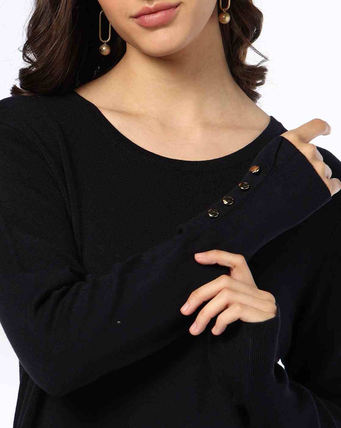 FIG | Women Ribbed Slim Fit Pullover|3