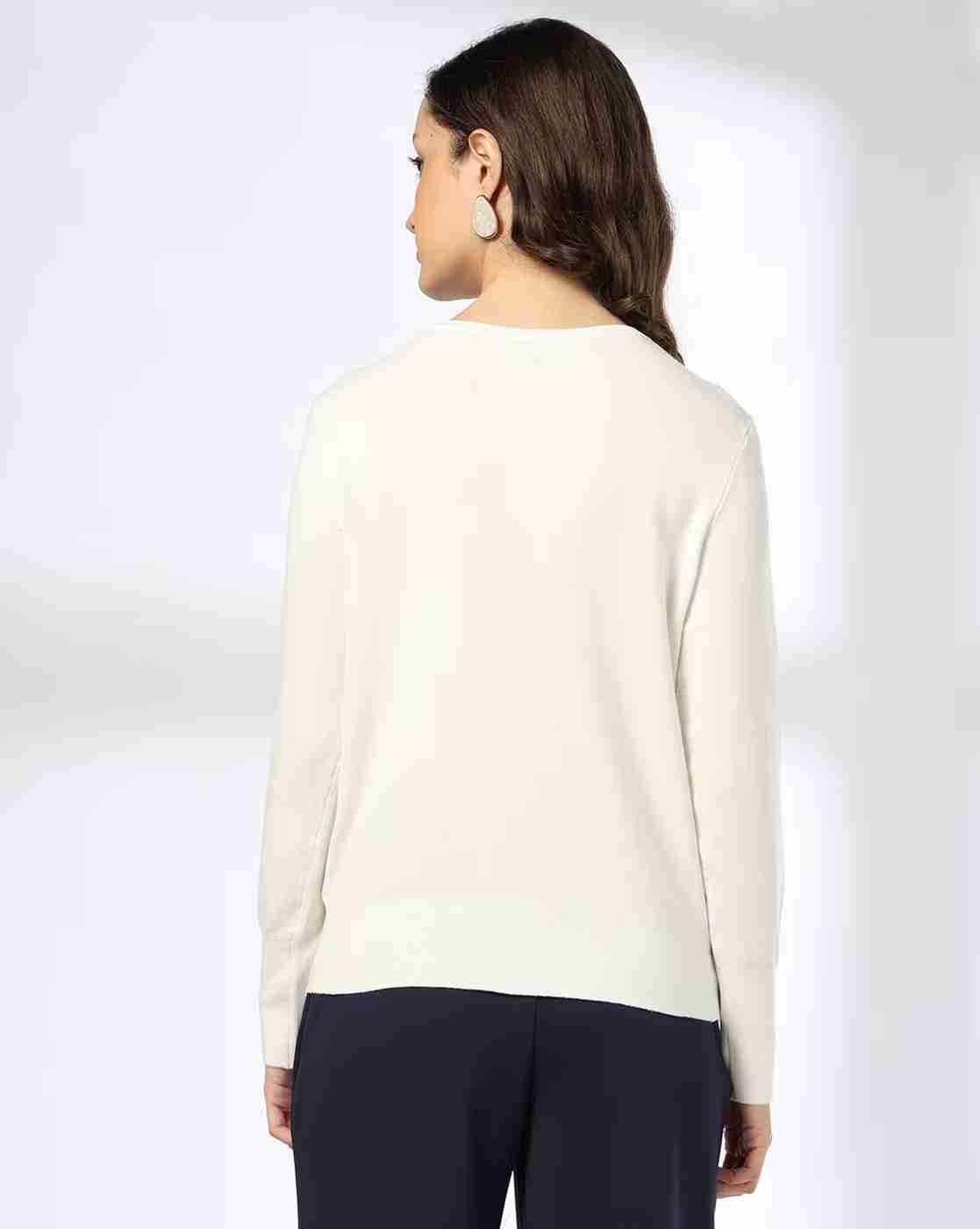 FIG | Women Ribbed Slim Fit Pullover|2