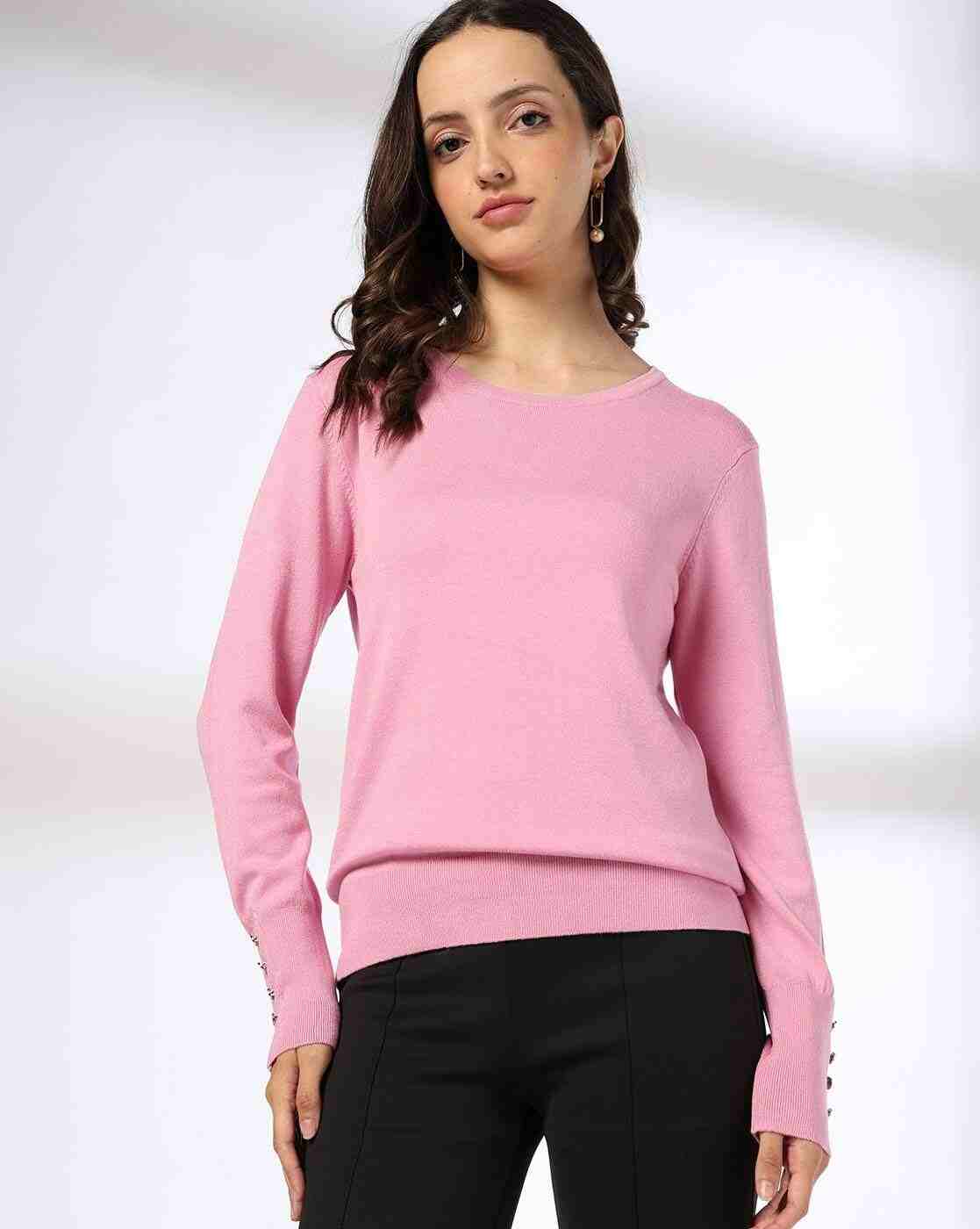 FIG | Women Ribbed Slim Fit Pullover|0