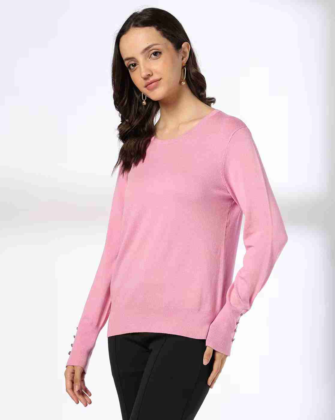 FIG | Women Ribbed Slim Fit Pullover|1