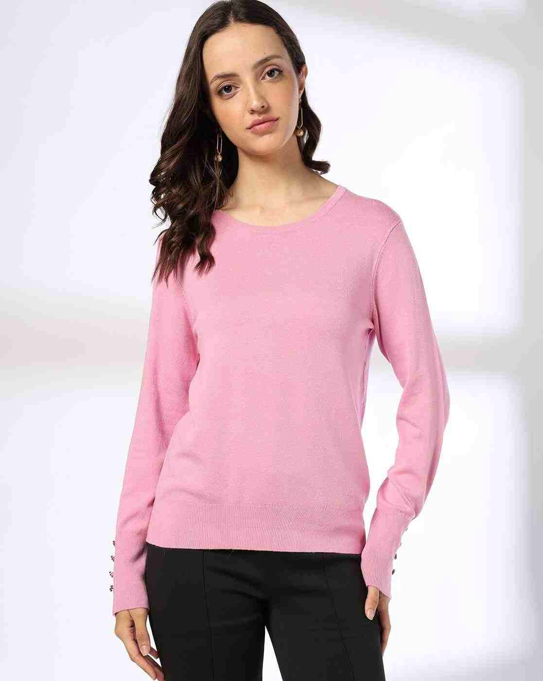 FIG | Women Ribbed Slim Fit Pullover|3