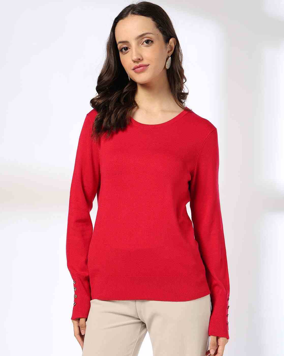 FIG | Women Ribbed Slim Fit Pullover|3