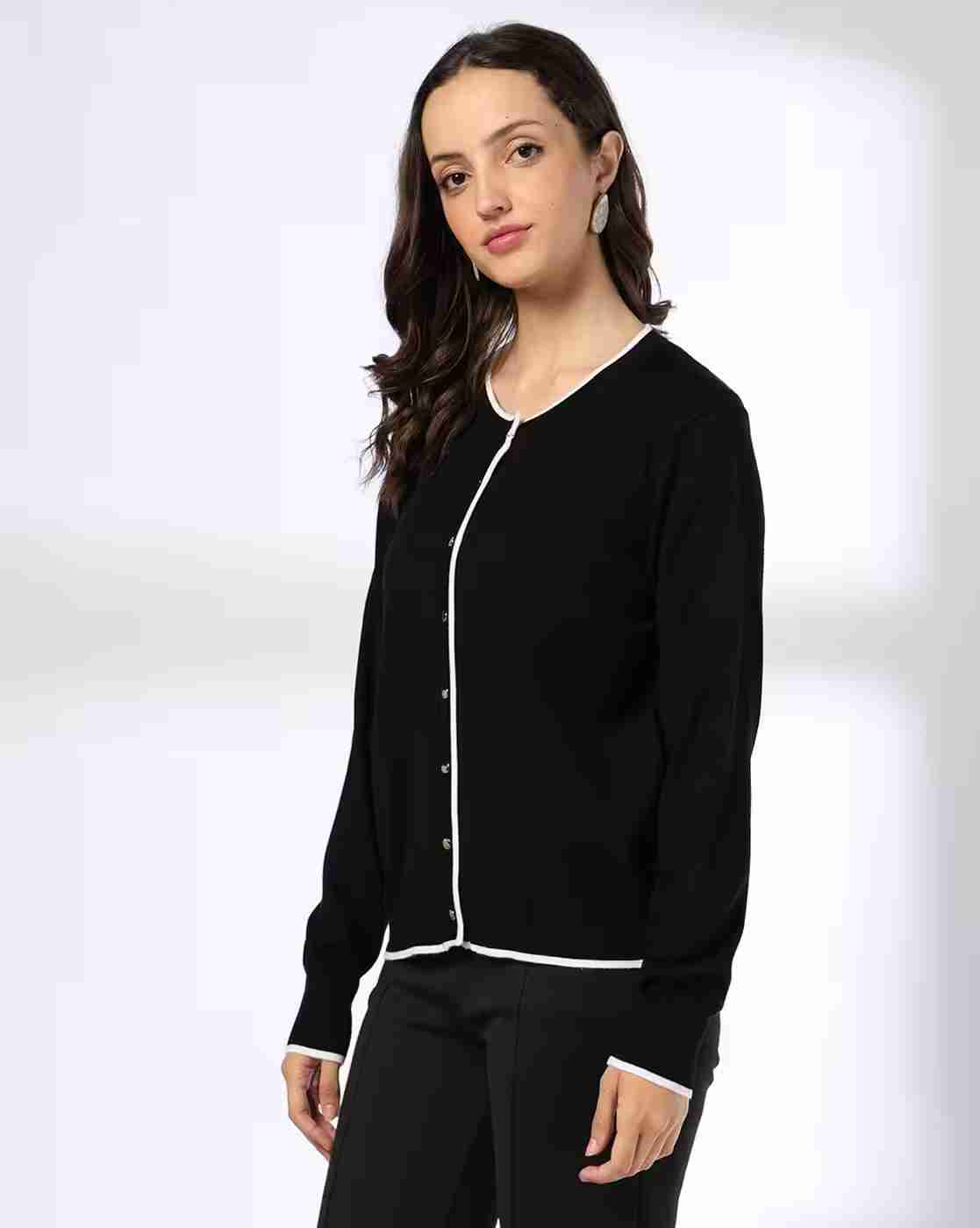 FIG | Women Round-Neck Cardigan|1