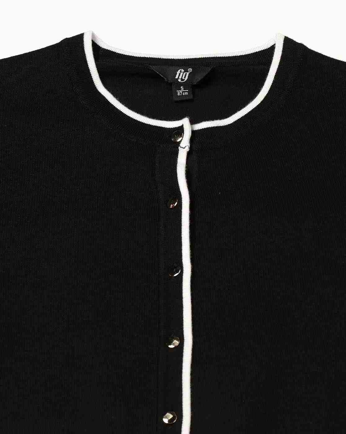 FIG | Women Round-Neck Cardigan|5