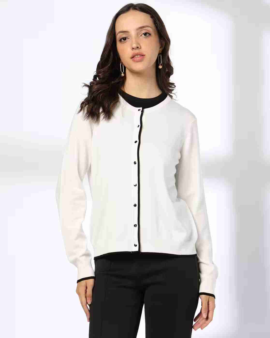 FIG | Women Round-Neck Cardigan|0