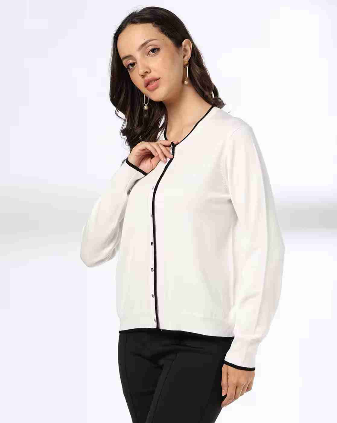 FIG | Women Round-Neck Cardigan|1
