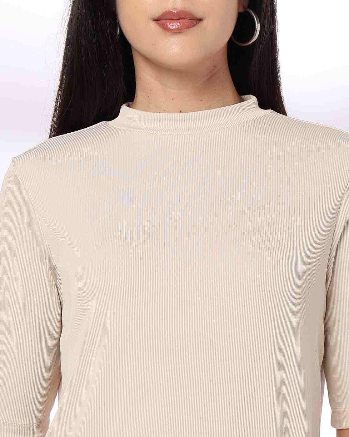 FIG | Women Relaxed Fit High-Neck Sweatshirt|3