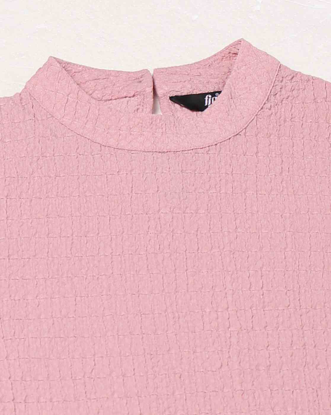 FIG | Women Relaxed Fit Sweatshirt with Mesh Sleeve|4