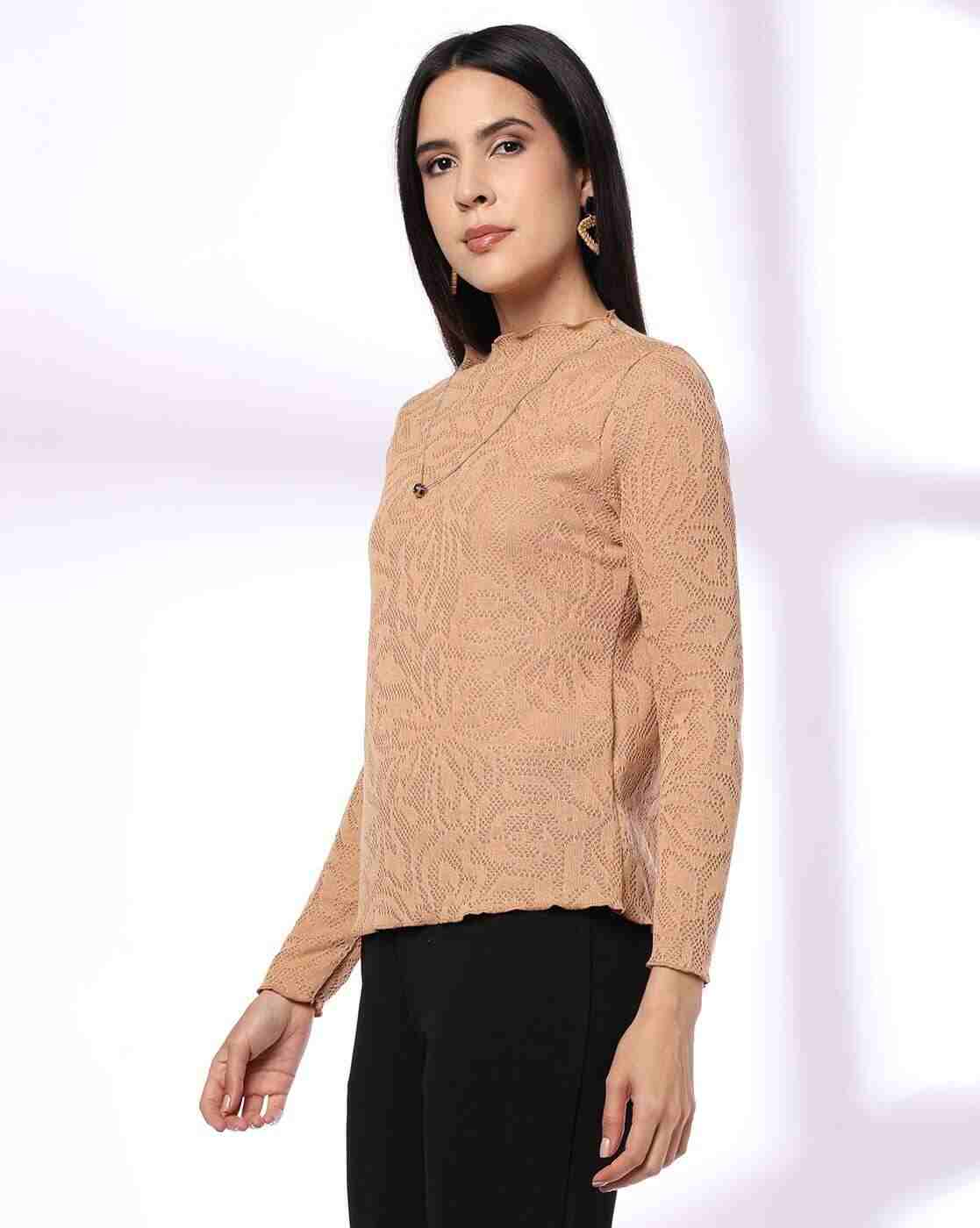 FIG | Women Relaxed Fit Mock-Neck Sweatshirt|1