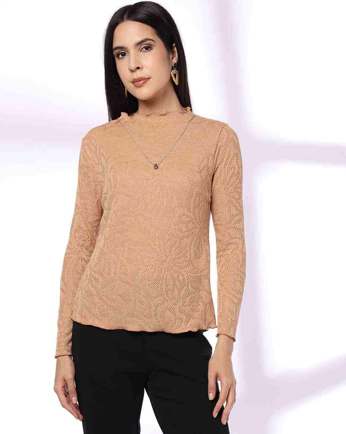 FIG | Women Relaxed Fit Mock-Neck Sweatshirt|3