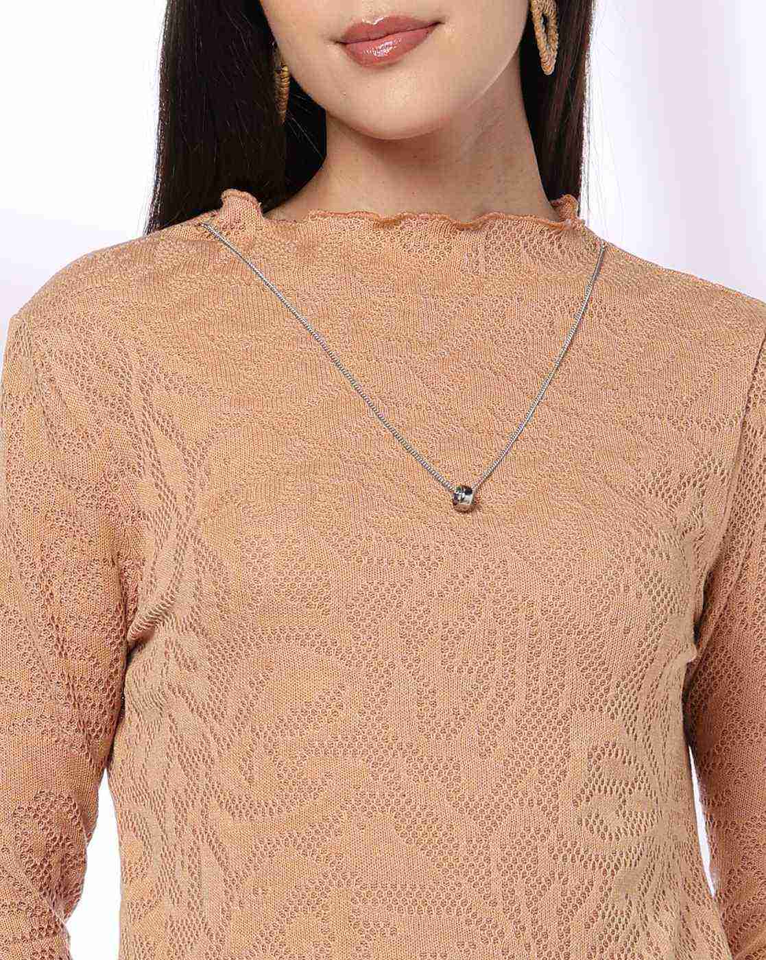 FIG | Women Relaxed Fit Mock-Neck Sweatshirt|4