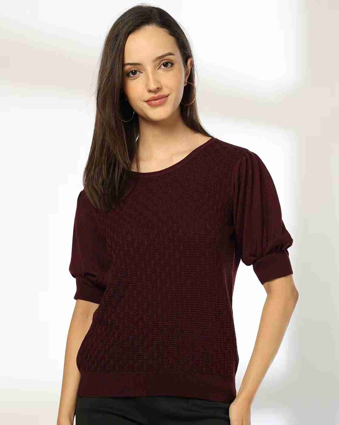 FIG | Women Regular Fit Round-Neck Top|0
