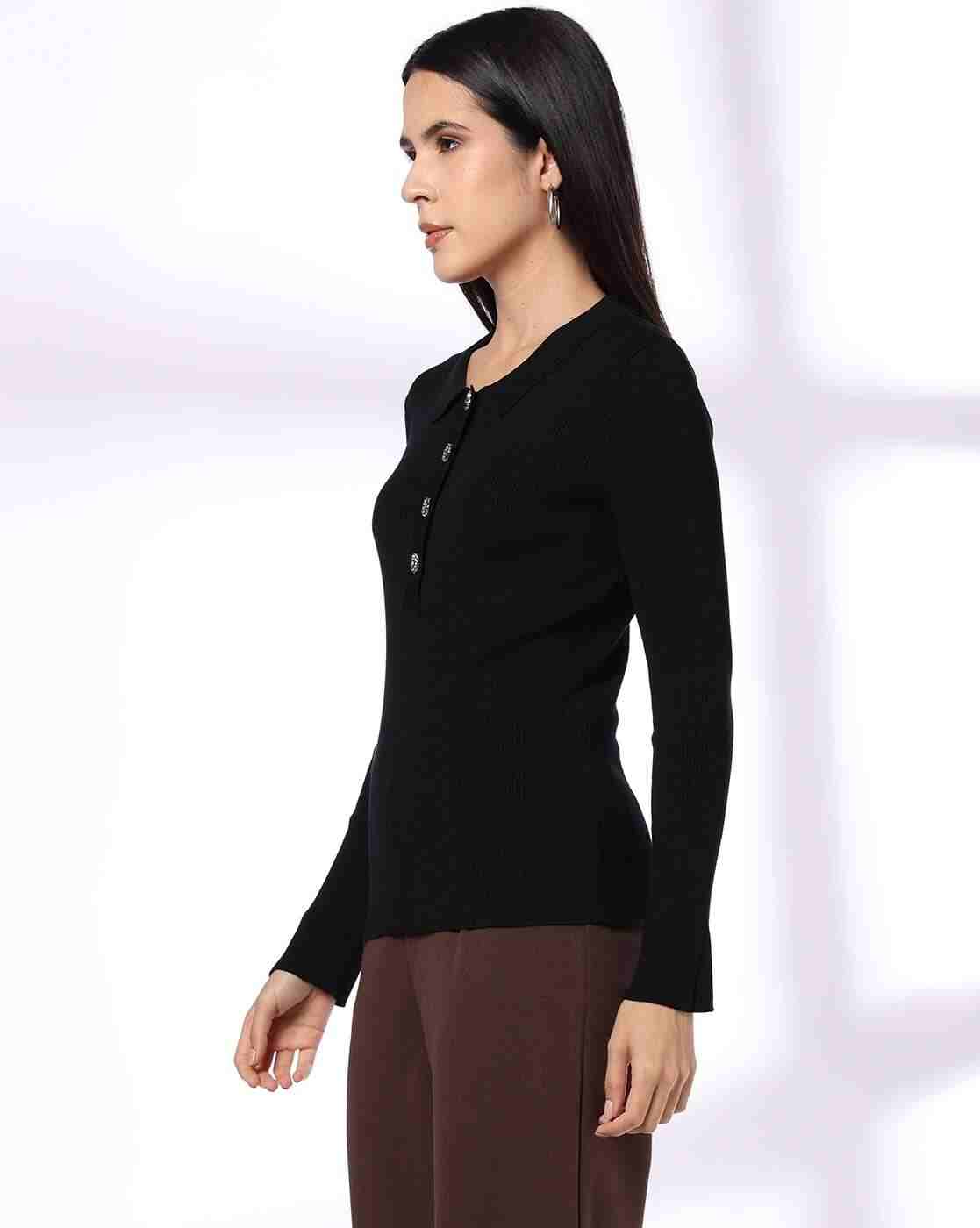 FIG | Women Reversible Round-Neck Cardigan|1