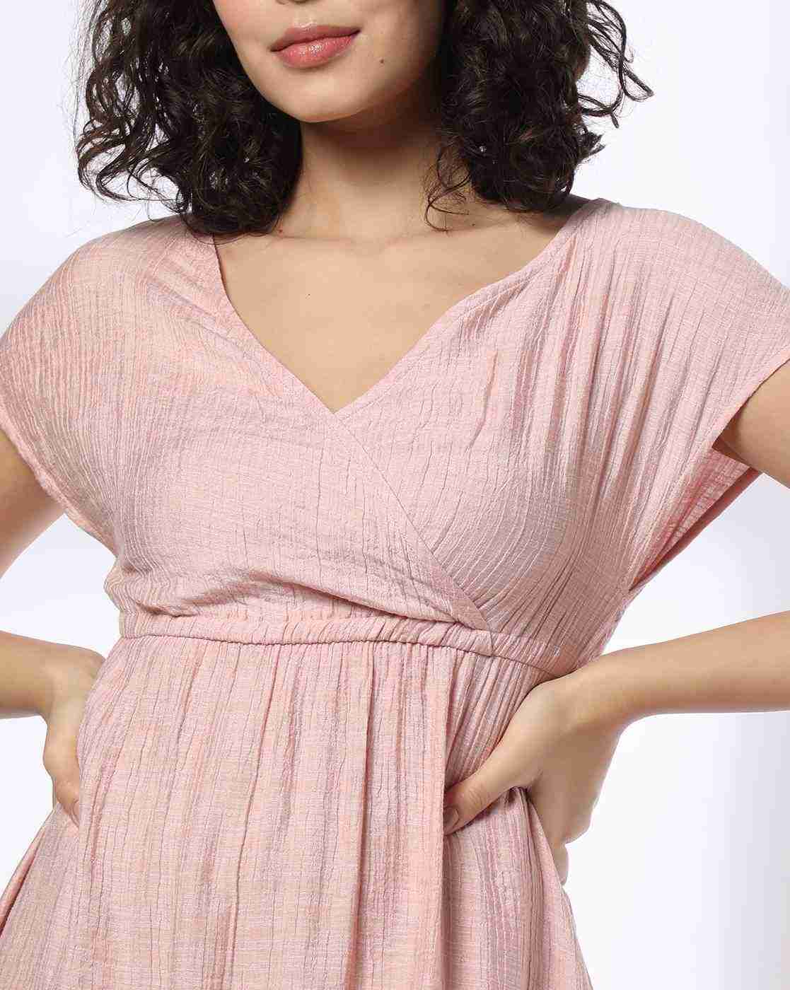 FIG | Women V-Neck Fit & Flare Dress|3