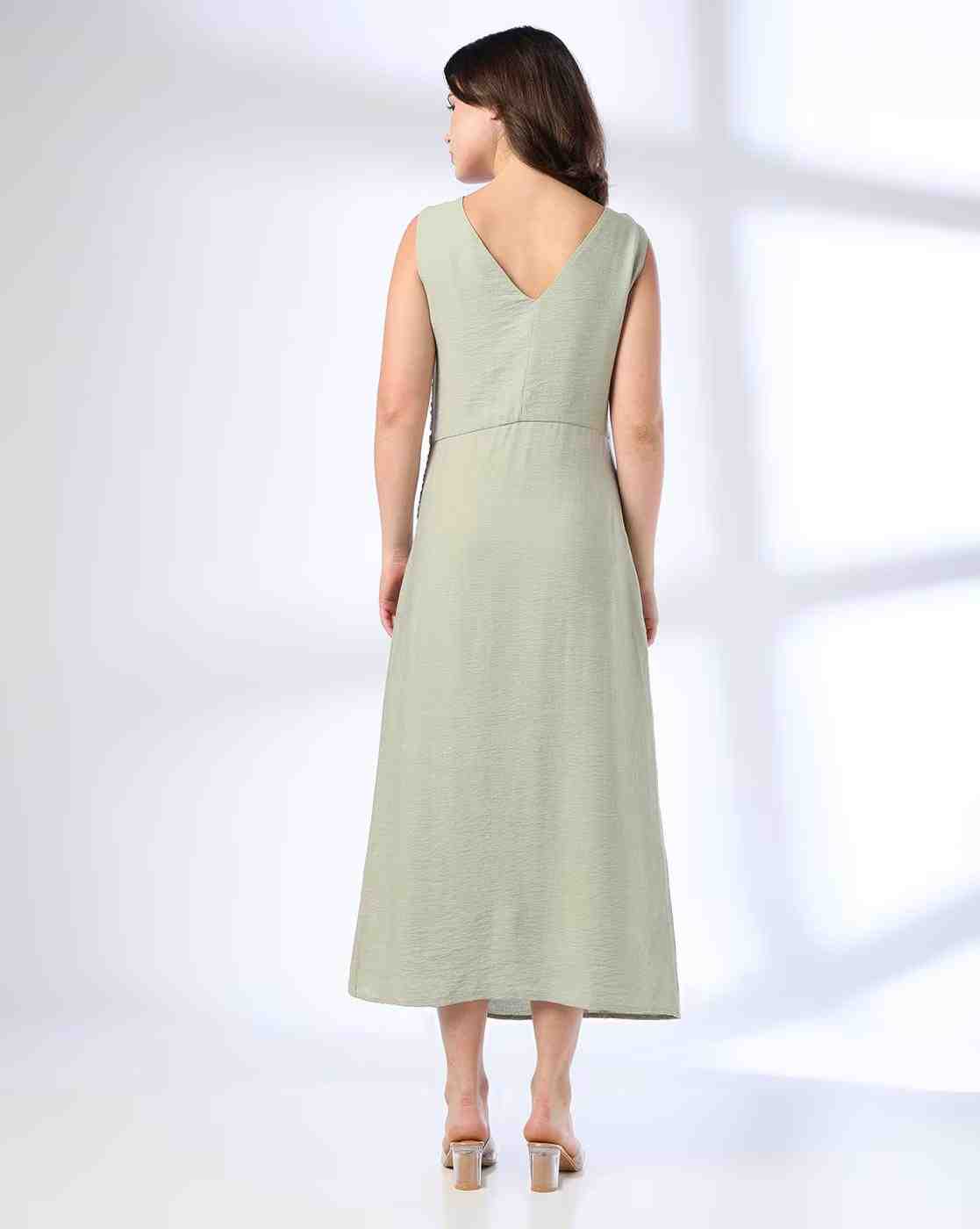 FIG | Women Boat-Neck Sheath Dress|2