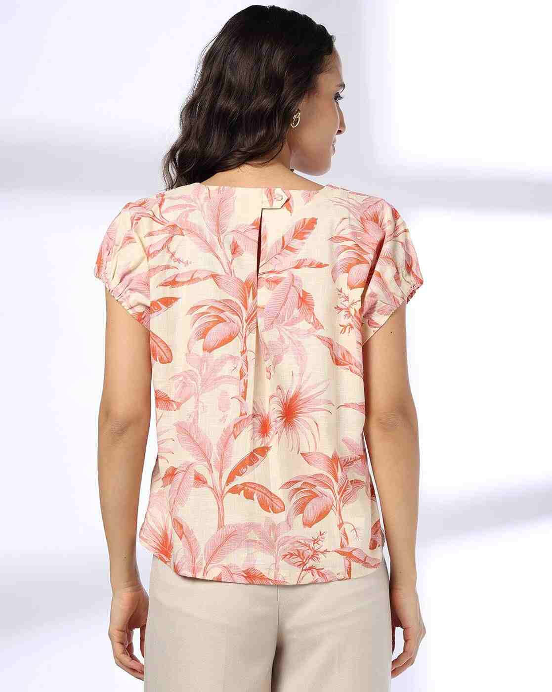 FIG | Women Floral Print Relaxed Fit Top|2