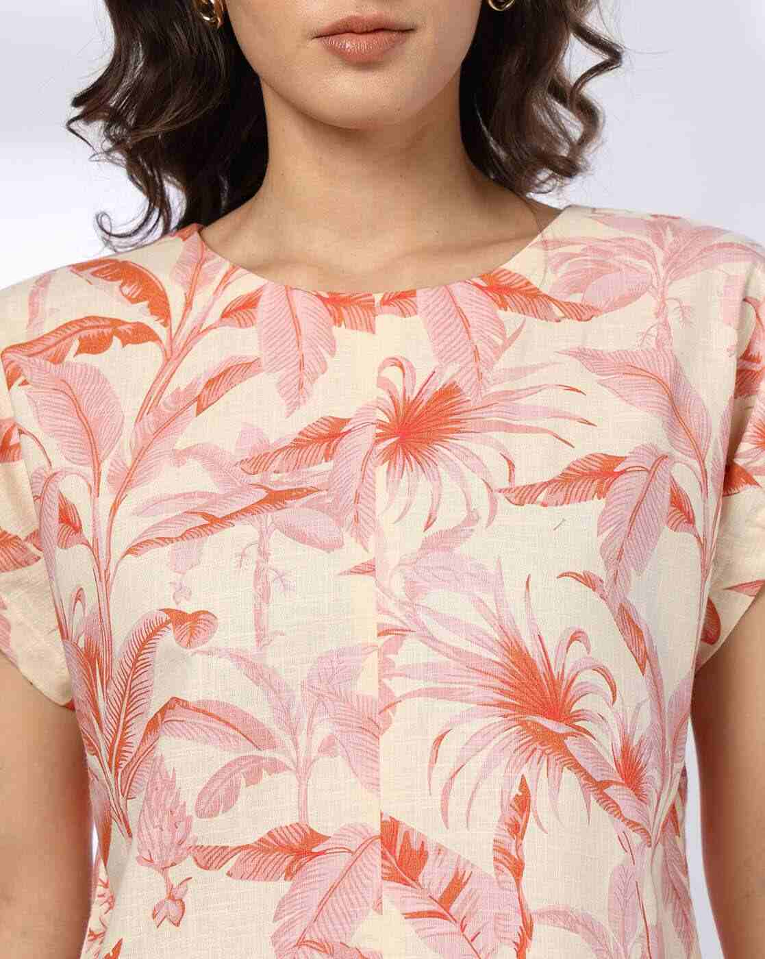 FIG | Women Floral Print Relaxed Fit Top|3