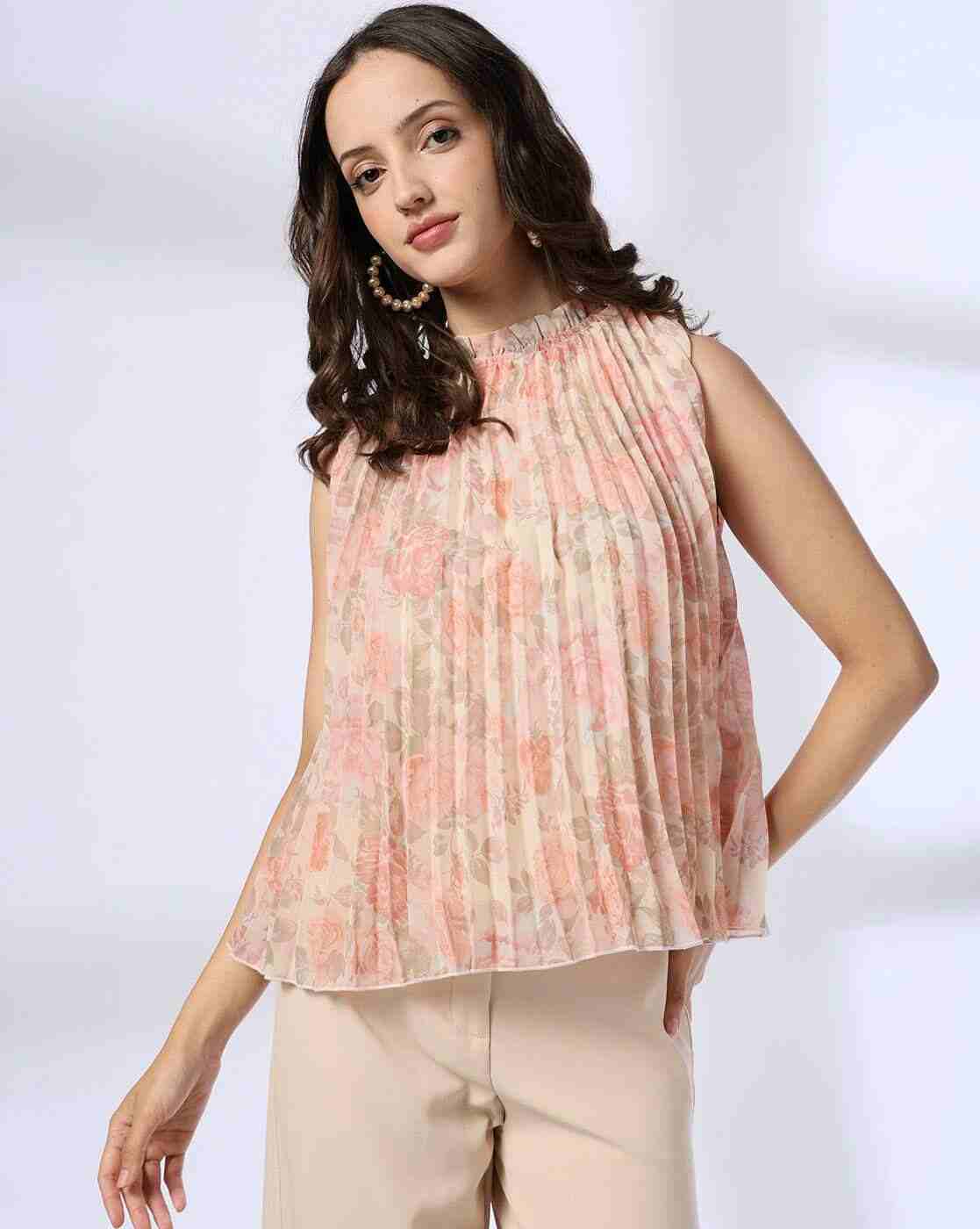 Women Floral Print Relaxed Fit Top