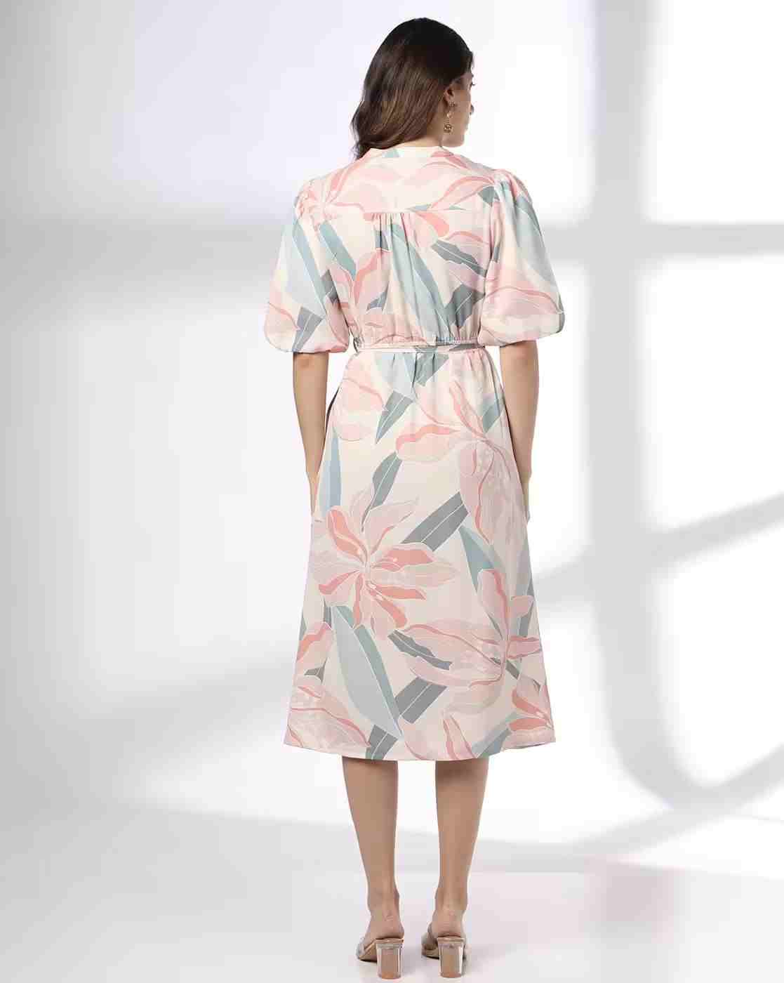FIG | All-Over Floral Print Shirt Dress|2
