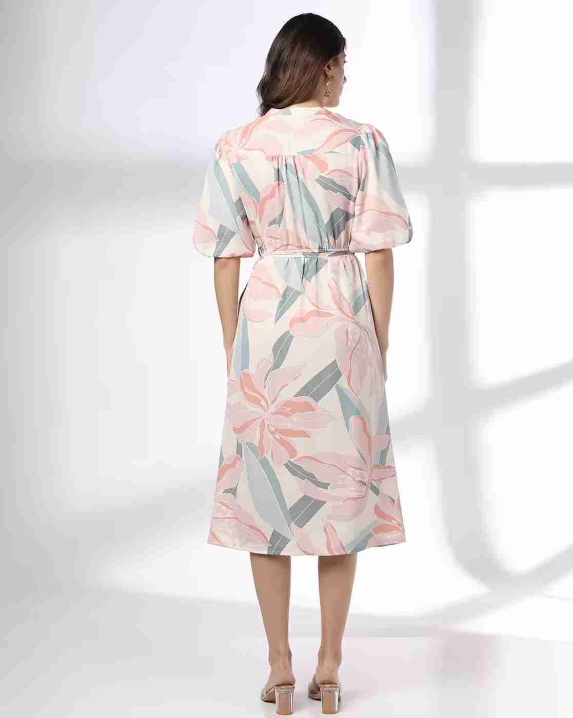 FIG | All-Over Floral Print Shirt Dress|2