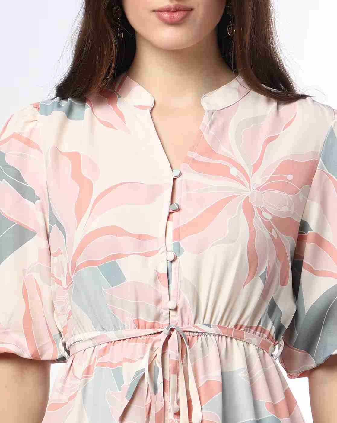 FIG | All-Over Floral Print Shirt Dress|3